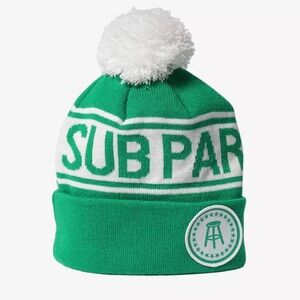 Barstool Sports Sub Par Pom Beanie Winter Hat NWT